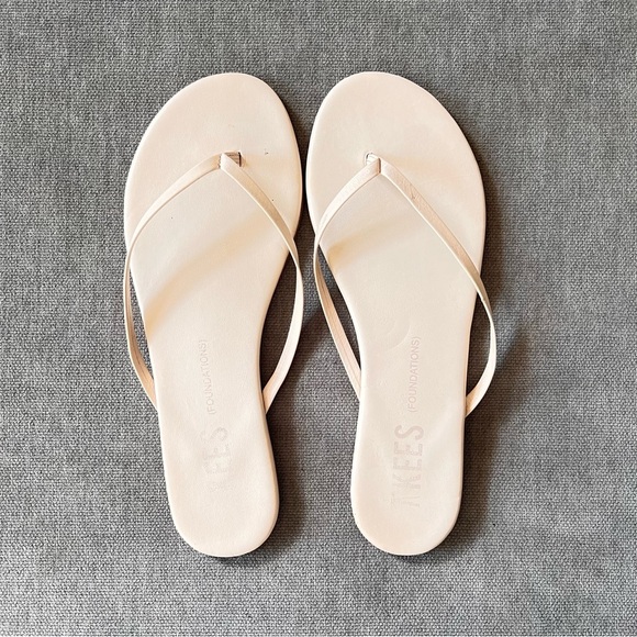 Tkees Foundations Flip Flops 9 Cream - Picture 2 of 3